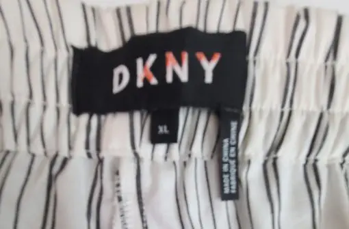 DKNY Striped Copped Pants XL - Image 3