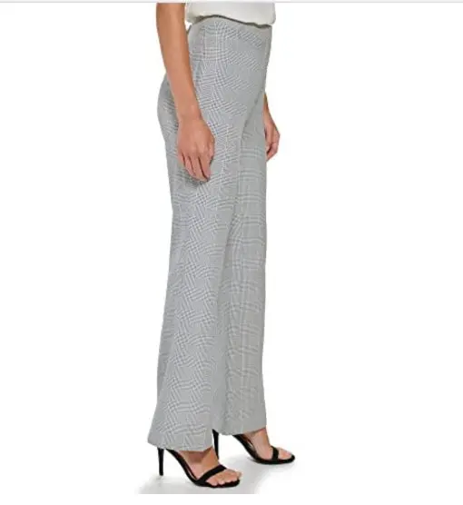 DKNY Womens High-Rise Formal Wide Leg Pants SIZE2 - Image 2