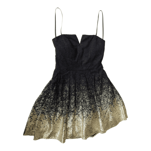 Formal short navy and gold dress 9 - Image 2