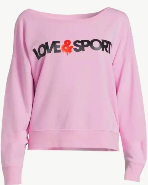 Love & Sports Women's French Terry Cloth Logo S - Image 2