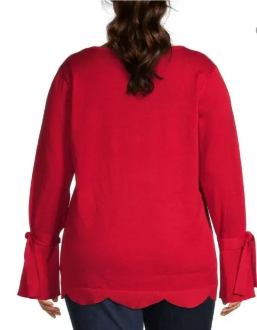 MAREE POUR TOIScalloped Sweater L( 20/22) - Image 2