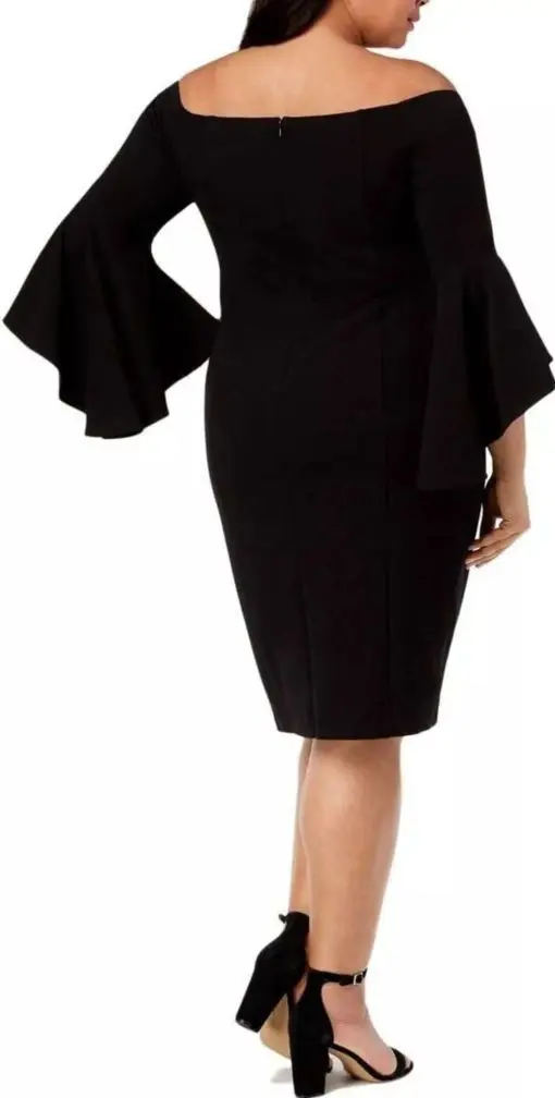 R&M RichardsWomen's Plus Bell Sleeves Cocktail Dress18W - Image 3