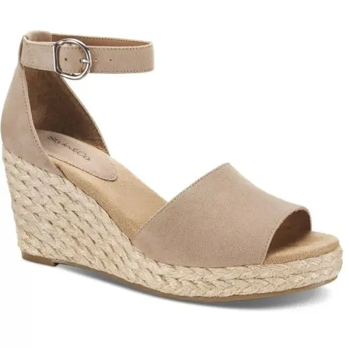 Style & Co. Womens Seleeney Faux Suede Open Toe Wedge Sandals 10M