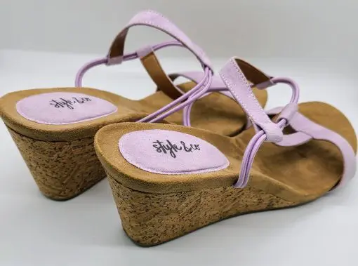 STYLE & COMPANY Womens Purple Padde... 9.5 - Image 2