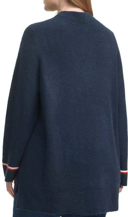 Tommy Hilfiger Women's Plus Soft V-Neck Long Sleeve Sweater 1X - Image 3