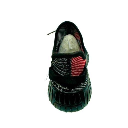 Women's Lightweight Mesh Breathable Slip-On Walking Sneakers | Red & Black Style - Image 3