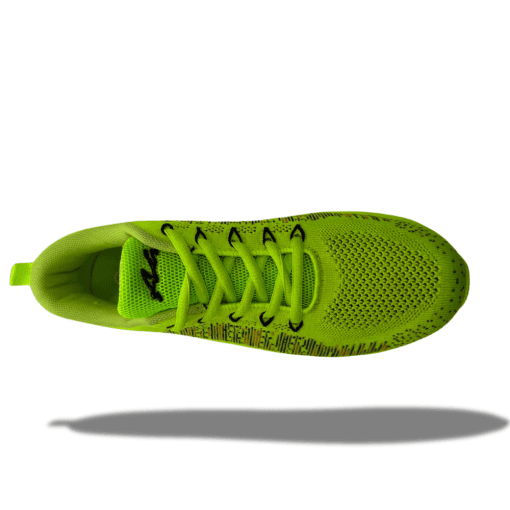 Men's Neon Green Athletic Sneakers - Vibrant Style with Air-Cushion Sole for Ultimate Comfort - Image 3