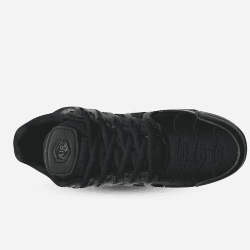 Men's All-Black Athletic Sneakers - Sleek Design with Air-Cushioned Sole for Ultimate Comfort and Style - Image 2