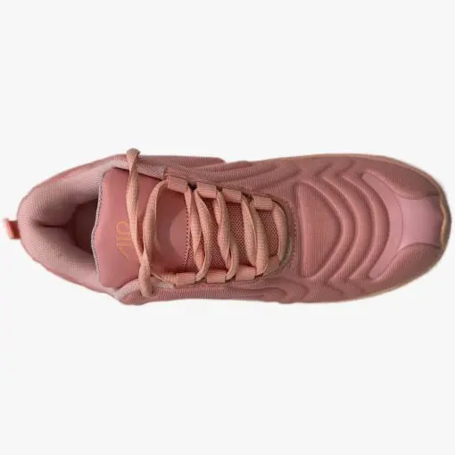 Women's Casual Athletic Sneakers with Cushioned Sole - Soft Pink Color - Image 2