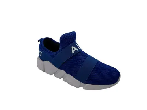 Men's Slip-On Athletic Sneakers – Lightweight Breathable Mesh Running Shoes | Royal Blue - Image 4