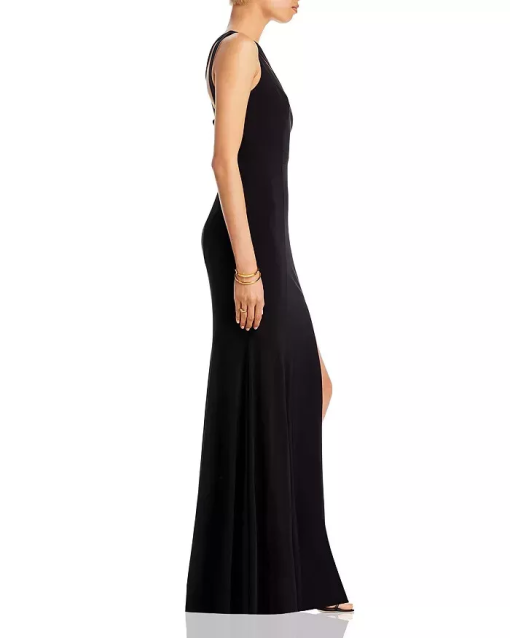 Jump Juniors One-Shoulder Cutout S Black 3/4 - Image 4