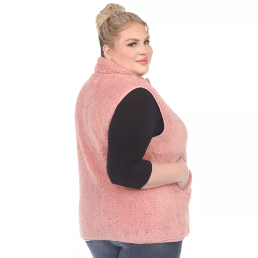 White Mark White Mark Plus Size Womens Z Pink 2X - Image 3