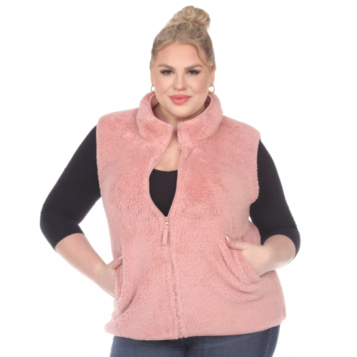 White Mark White Mark Plus Size Womens Z Pink 1X - Image 2