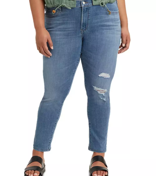 Levis Plus Size 711 Outta Time Distr Lapis Joy 18W - Image 2