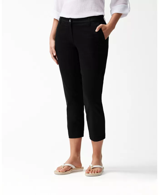 Tommy Bahama Tommy Bahama Cropped Pants Black 16 - Image 2