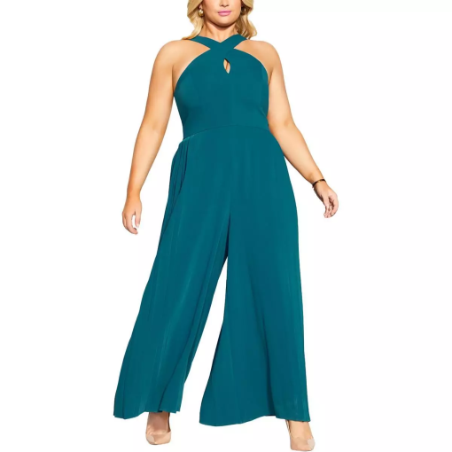 CITY CHIC City Chic Trendy Plus Size Har Teal 14W - Image 2