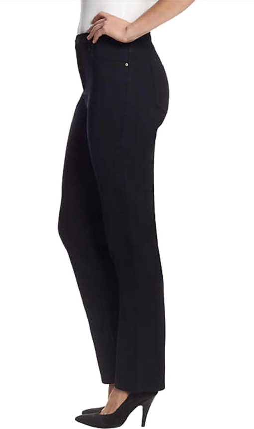 Gloria Vanderbilt Petite Amanda Straight-Leg Jea Black 14PS - Image 3