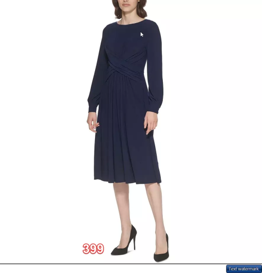 LS CROSS RUCHED MIDI - Image 2