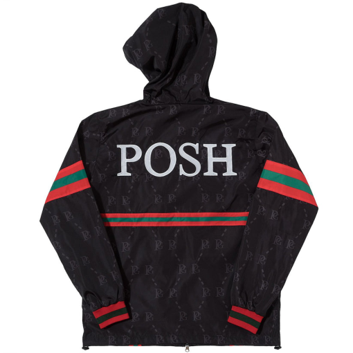 POSH Posh PG Windbreaker Full Zip Jacket Black L - Image 3