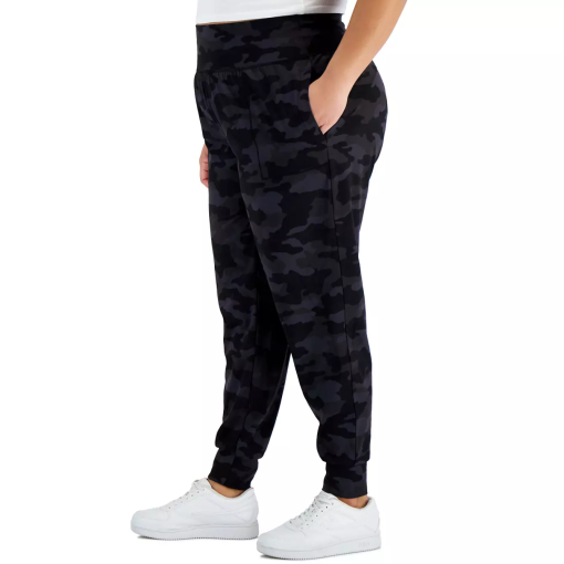 ID Ideology Women's Printed Jogger Pants Black Size M - Image 4