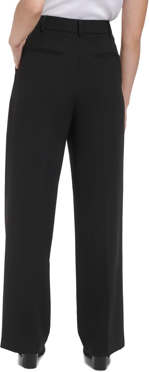 Calvin Klein Womens Wide Leg High Waist Dress Pants 12 - Image 3