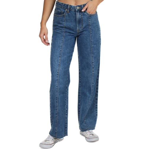 Juniors' Cotton Front-Seam Jeans 0 - Image 2