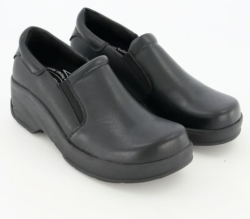 Buy Easy Street men plain slip on casual shoes black Online 8W - Image 4