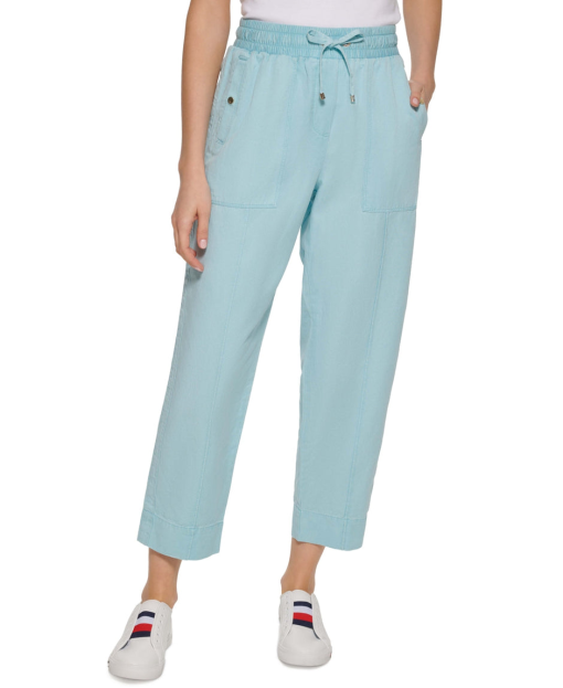 Tommy Hilfiger Cropped Pull-on Pants - Sea Angel XXL - Image 2