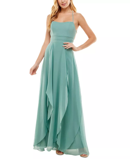 City Studios Juniors' Strappy-Back Gown 7 - Image 2