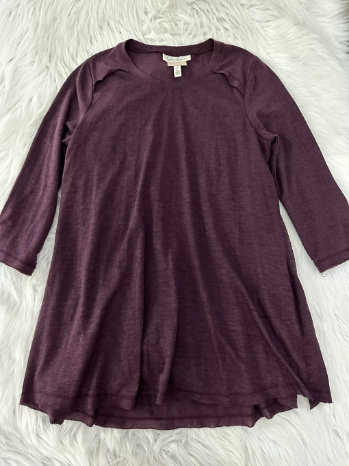 Jessica Simpson burgundy Nursing shirt  soft stretch breathable XL - Image 2