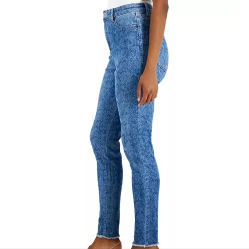 INC Women's High-Rise Snakeskin-Print Skinny Jeans,  - Snake Wash 12/31 - Image 4