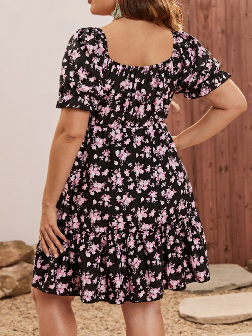 Connected Women's Floral-Print Sheath Dress - 4 - Image 2