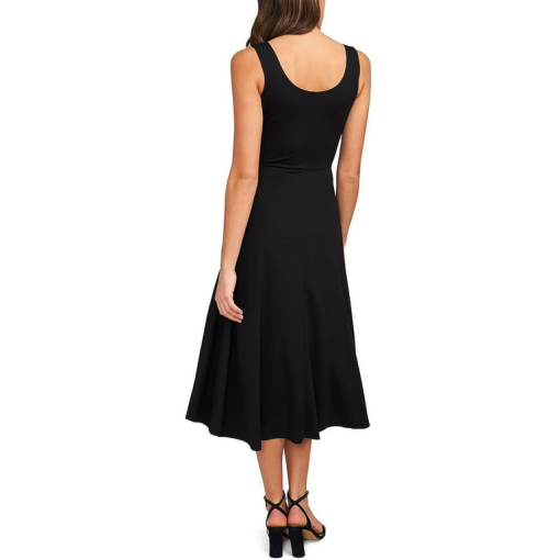 MSK Women's Pleated Calf MIDI Dress M - Image 2