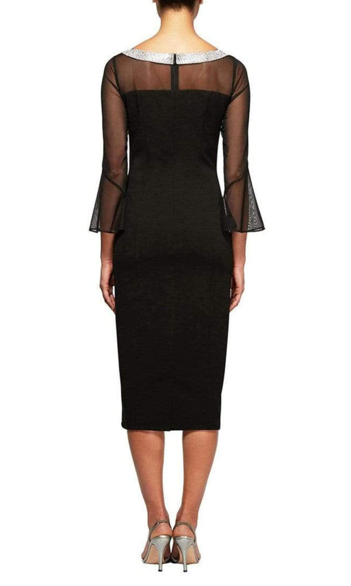 Alex Evenings - 160146 Crystal Beaded Neckline Illusion Sheath Dress 20W - Image 2