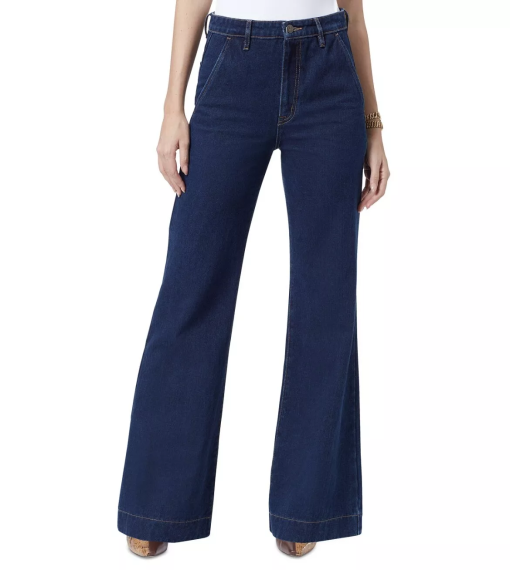 Sam Edelman High Rise Bay Flare Trouser Pant Atlantic 29 - Image 2