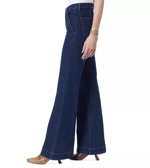 Sam Edelman High Rise Bay Flare Trouser Pant Atlantic 29 - Image 4