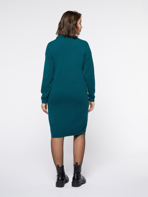 Riley & Rae Polo Sweater Dress - Dark Forest S - Image 2