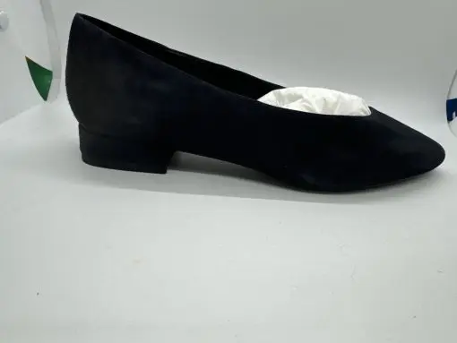 Aquatalia Pettina Dress Suede Low Heel Navy - Image 2