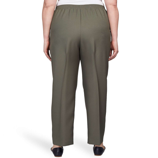 Alfred Dunner Women's Plus Size Classics Proportioned Medium Pants, 18W - Image 2