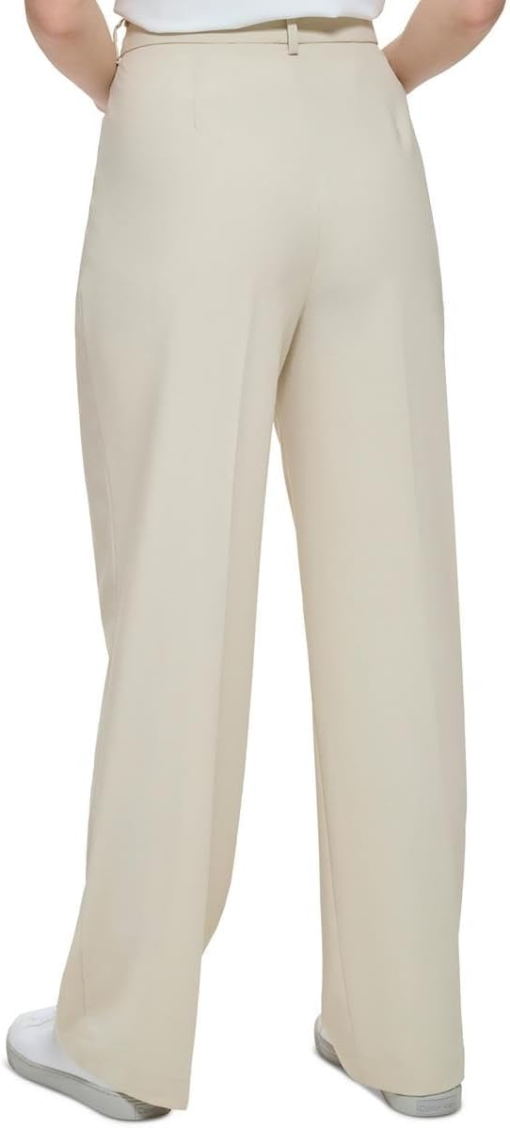 Calvin Klein - Women's High Waist Business Wide Leg Pants  6 - Image 3