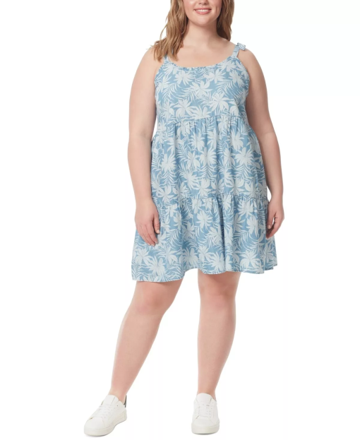 Jessica Simpson Plus Size Tamaryn Tiered Dress, 1X - Image 2