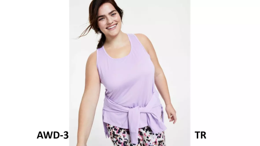 ID Ideology Plus Size Textured Tank Top,2X - Image 2