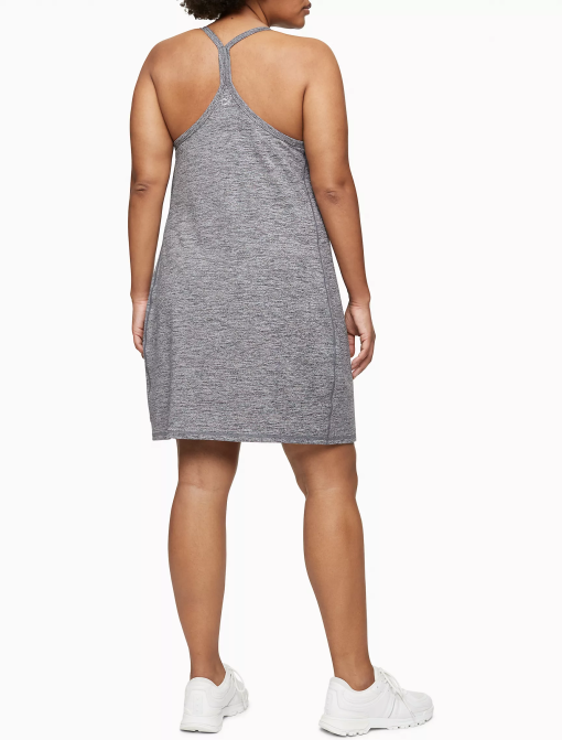 Calvin Klein Women's Performance Plus Strappy Tank Dress - Grey - 1X - Image 3