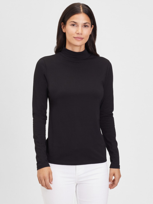 Karen Scott Mock-Neck Top, XL - Image 2