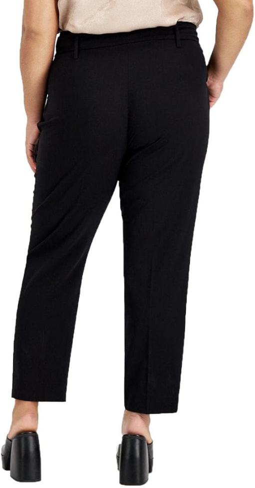 Plus Bar III Womens Paperbag Waist Business Dress Pants 14W - Image 2