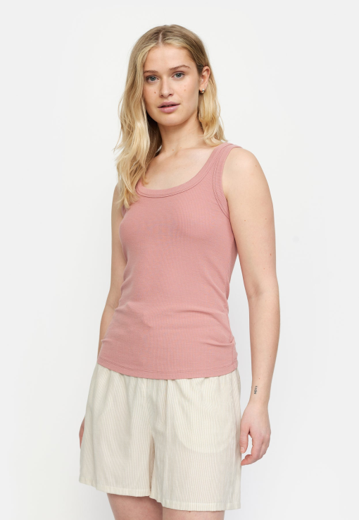 Eminent Trendy Plus Size Cropped Tank Top - Pink 2X - Image 2