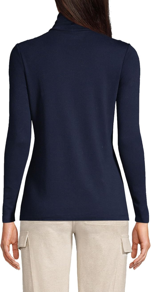 Karen Scott Mock-Neck Top, - Intrepid Blue XXL - Image 3