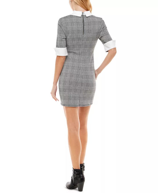 Kingston Grey Women's Juniors Printed Collar Bodycon Dress M - Image 3