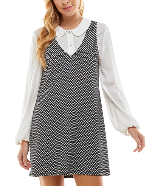 Kingston Grey Juniors' 2-Pc. Printed Dress M - Image 2