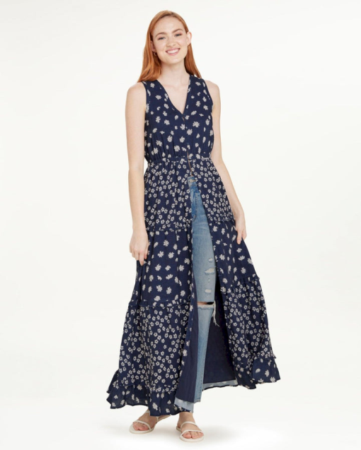 Splendid Northstar Floral Maxi Dress XS - Image 2